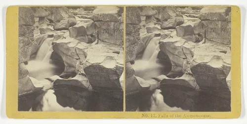 Falls of the Ammonoosuc by Kilburn Brothers, photograph, 1855-1875