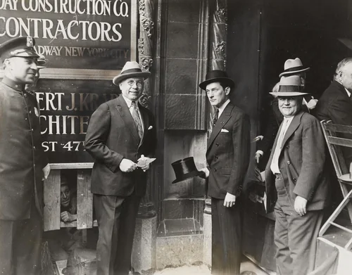 "The Passing of a Hat" by Times Wide World Photos, photograph, 1927