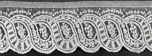 Border by France, textile, 1860-1869