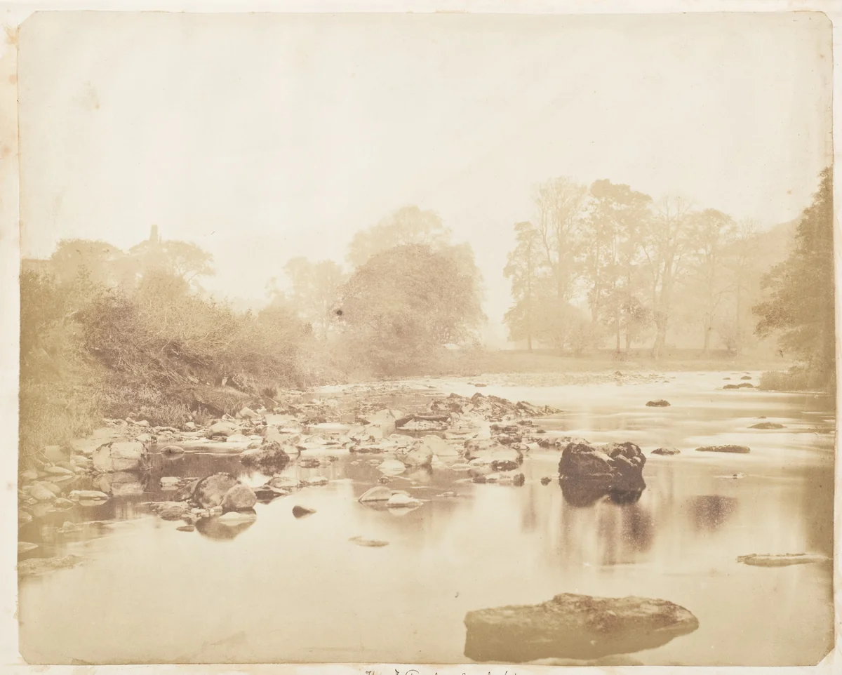The Wharfe, Yorkshire by John Dillwyn Llewelyn, photograph, 1853-1856