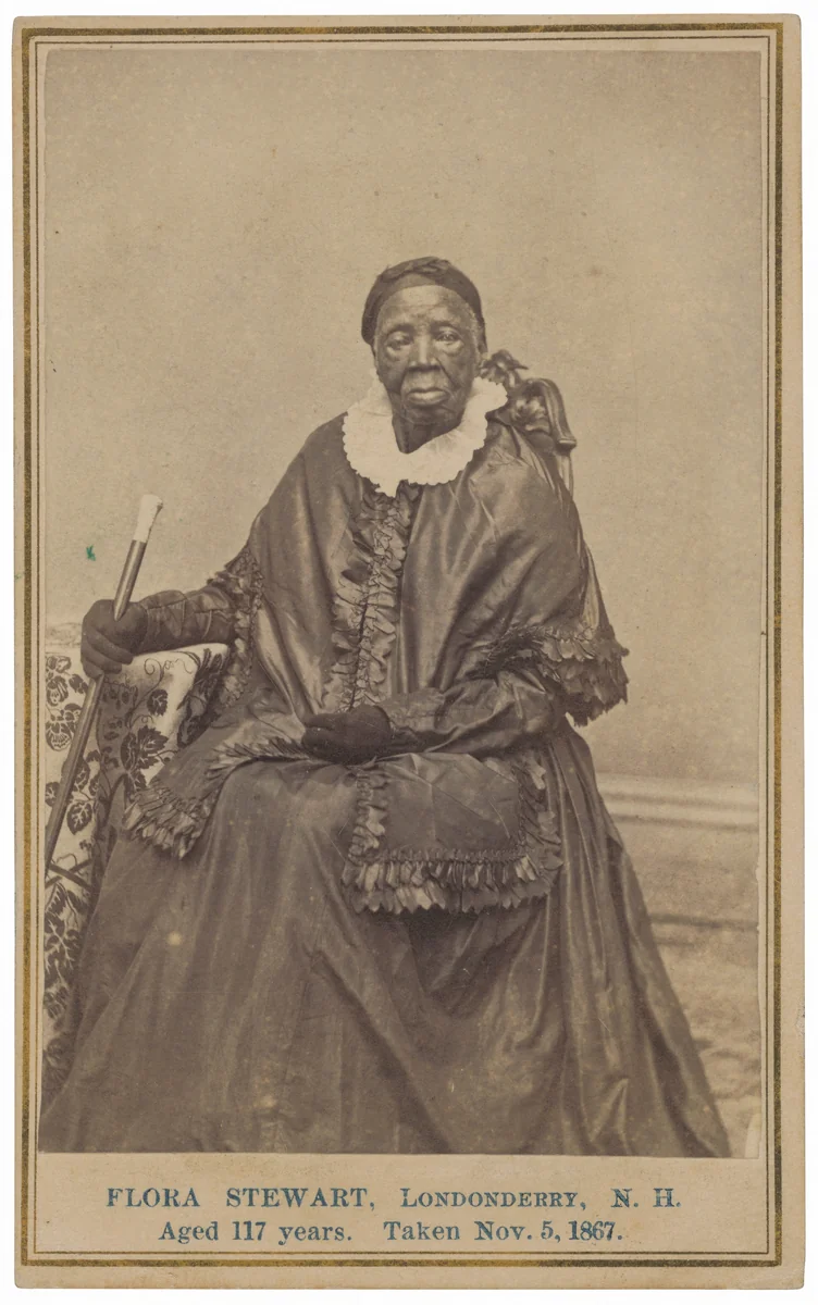 Flora Stewart by A. W. Kimball, photograph, 1867