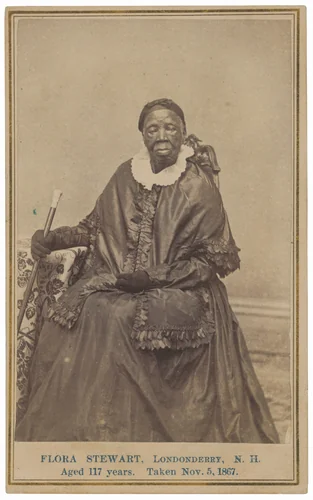 Flora Stewart by A. W. Kimball, photograph, 1867