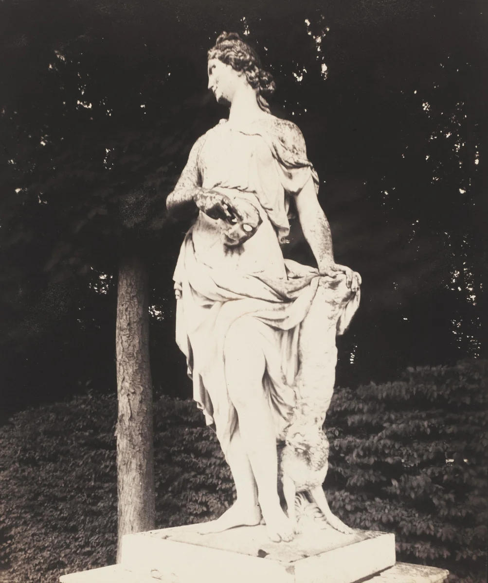 Versailles -- Deceit by Louis Le Conte by Eugène Atget, photograph, 1923