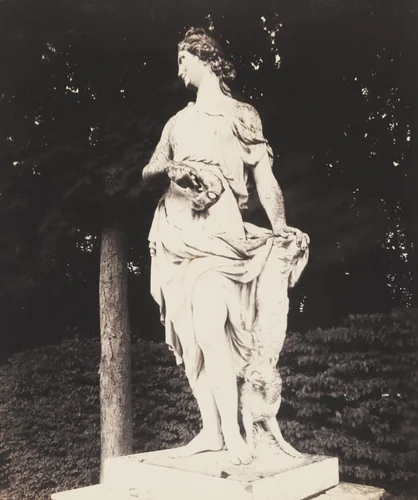 Versailles -- Deceit by Louis Le Conte by Eugène Atget, photograph, 1923
