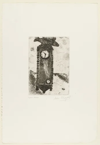 Time is a River Without Banks by Marc Chagall, print, 1928