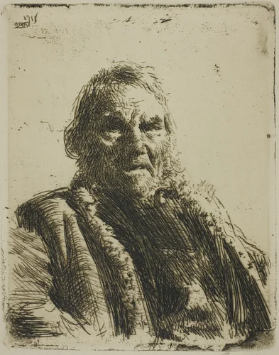 Old Soldier ("Prinsen") by Anders Zorn, print, 1911