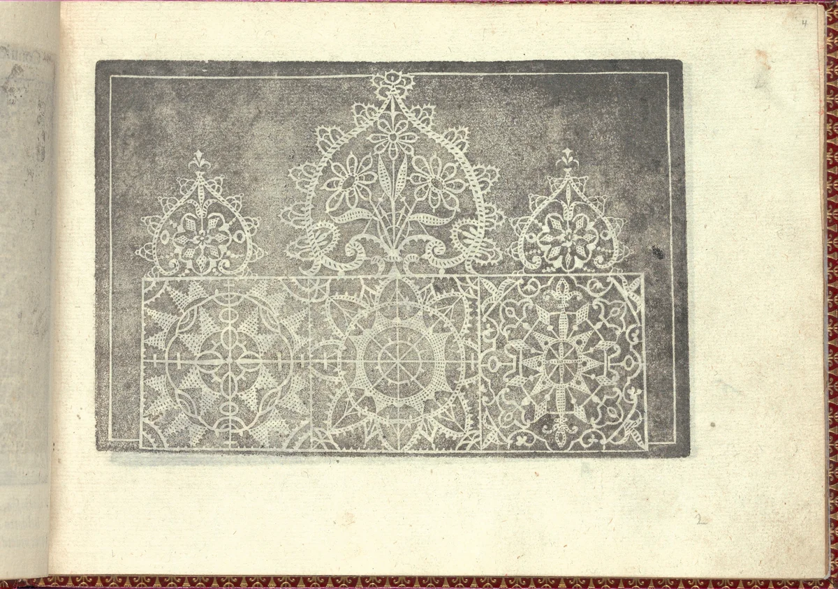 Corona delle Nobili et Virtuose Donne: Libro I-IV, page 4 (recto) by Cesare Vecellio, book, 1601