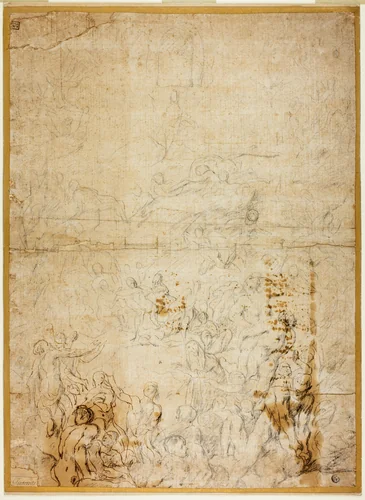 Last Judgement by Jacob Jordaens
Anthony van Dyck
Jacopo Negretti
Peter Paul Rubens
Jacopo Robusti, drawing, 1500-1678