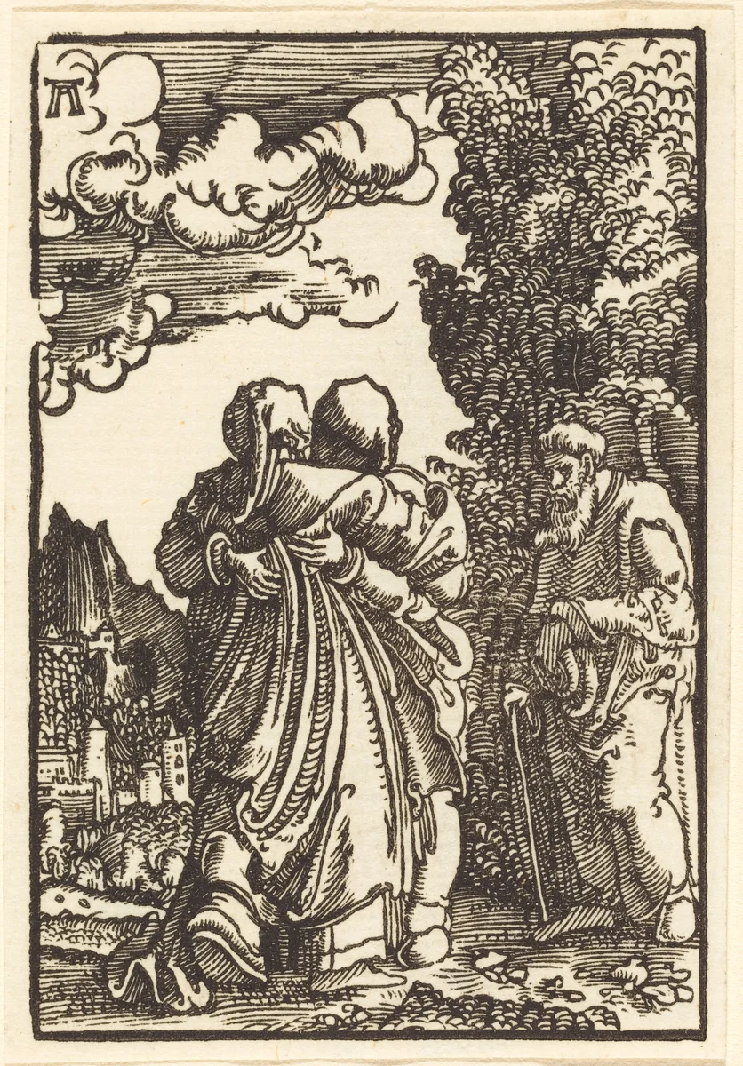 The Visitation by Albrecht Altdorfer, print, 1513