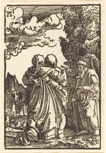 The Visitation by Albrecht Altdorfer, print, 1513