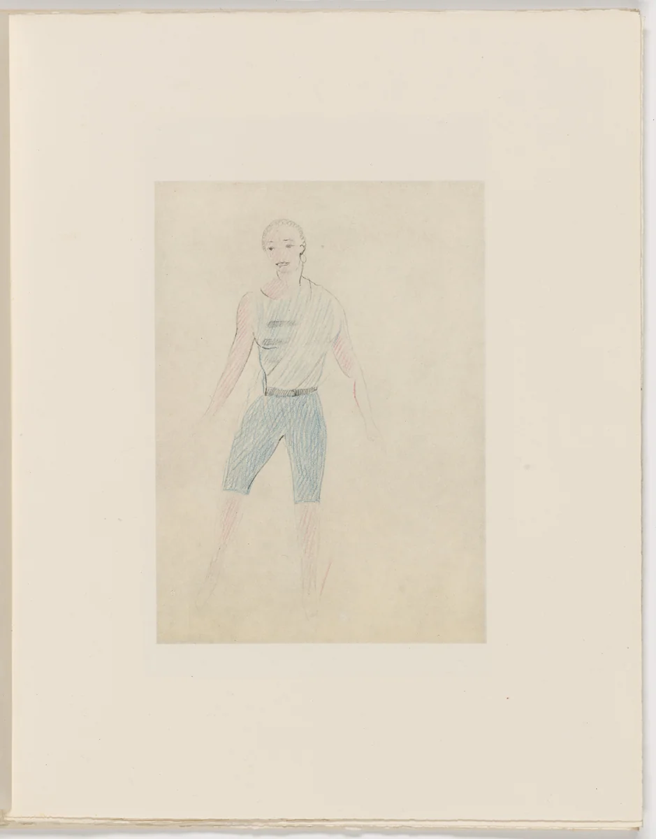 Plate (folio 27) from Les Biches, vol. I by Marie Laurencin, illustrated book, 1924