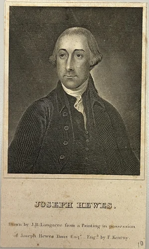 Joseph Hewes by Francis Kearny, other, 1800-1837