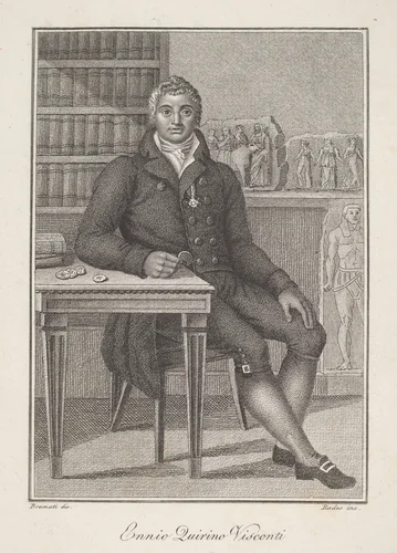 Ennio Quirino Visconti by Luigi Rados, print, 1815-1818