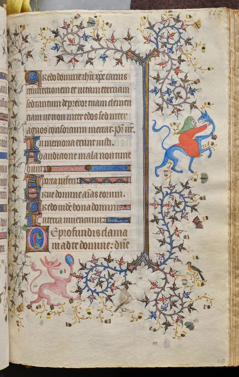 Hours of Charles the Noble, King of Navarre (1361-1425): fol. 253r, Text by Master of the Brussels Initials and Associates, book, 1400-1410
