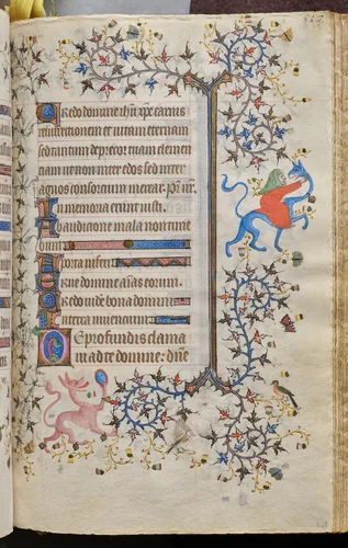 Hours of Charles the Noble, King of Navarre (1361-1425): fol. 253r, Text by Master of the Brussels Initials and Associates, book, 1400-1410