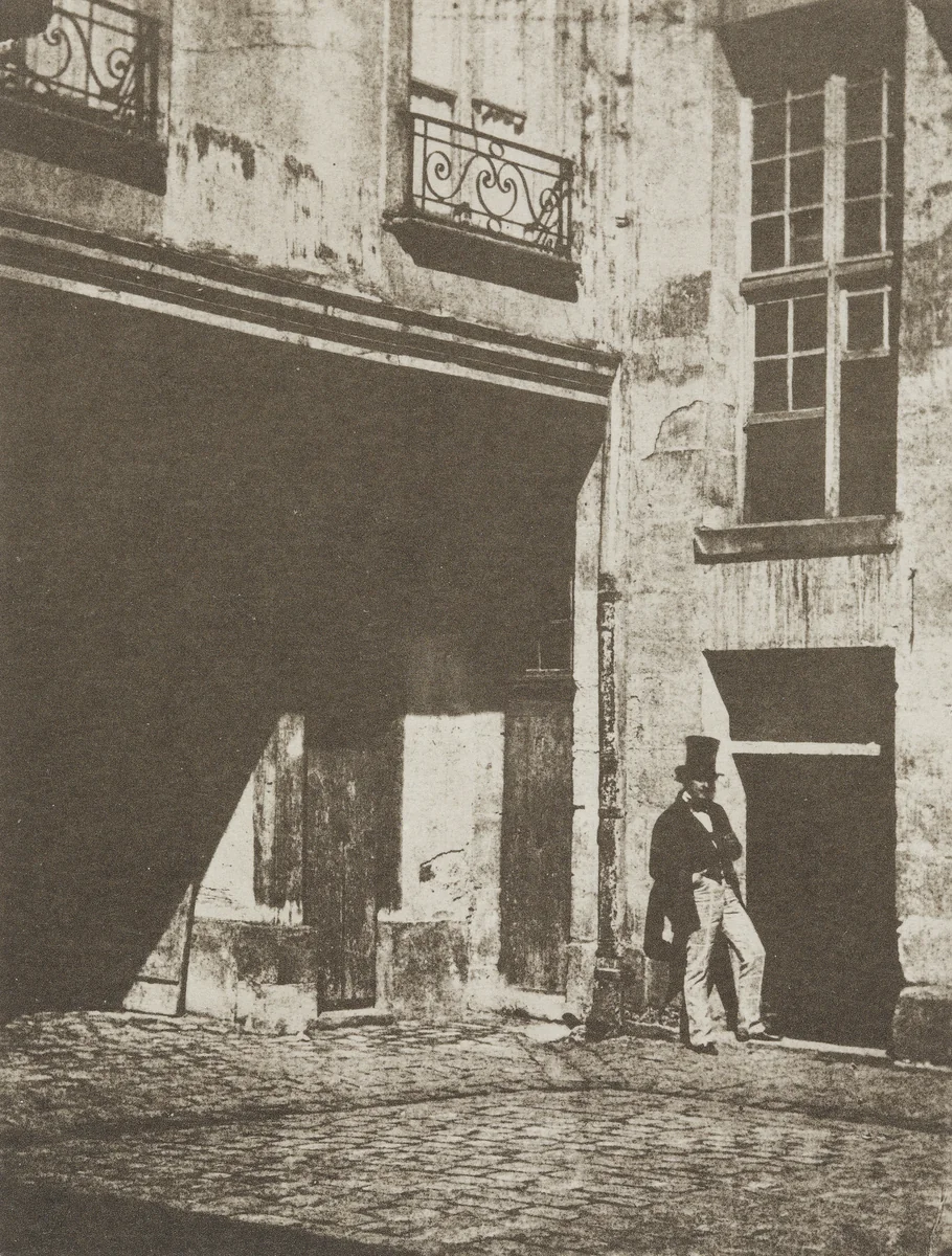 The Courtyard of 21 Quai Bourbon, Paris by Charles Nègre, photograph, 1851