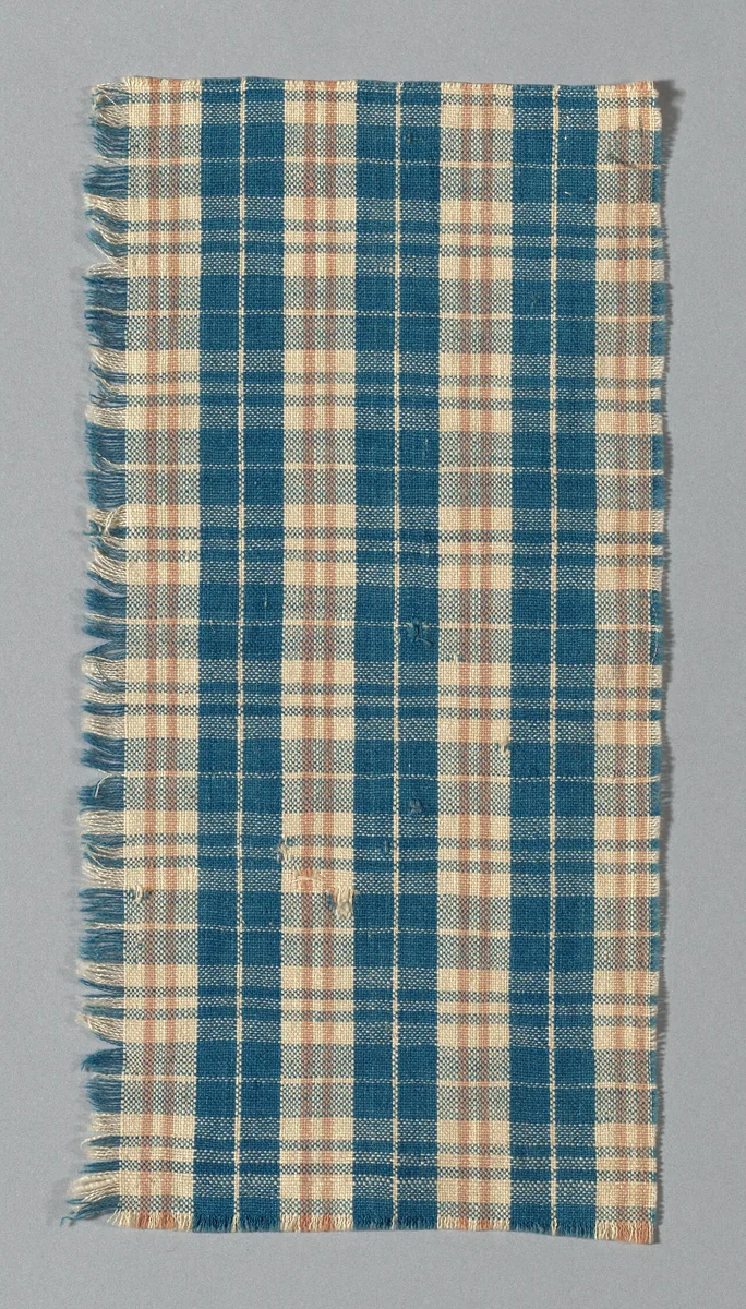 Fragment by United States, textile, 1801-1825