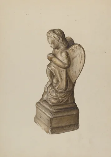 Figurine by Mina Lowry, index of american design, 1940