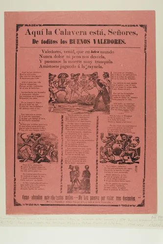 Here is the Calavera Folks, of All Good Defenders by José Guadalupe Posada, print, 1872-1913