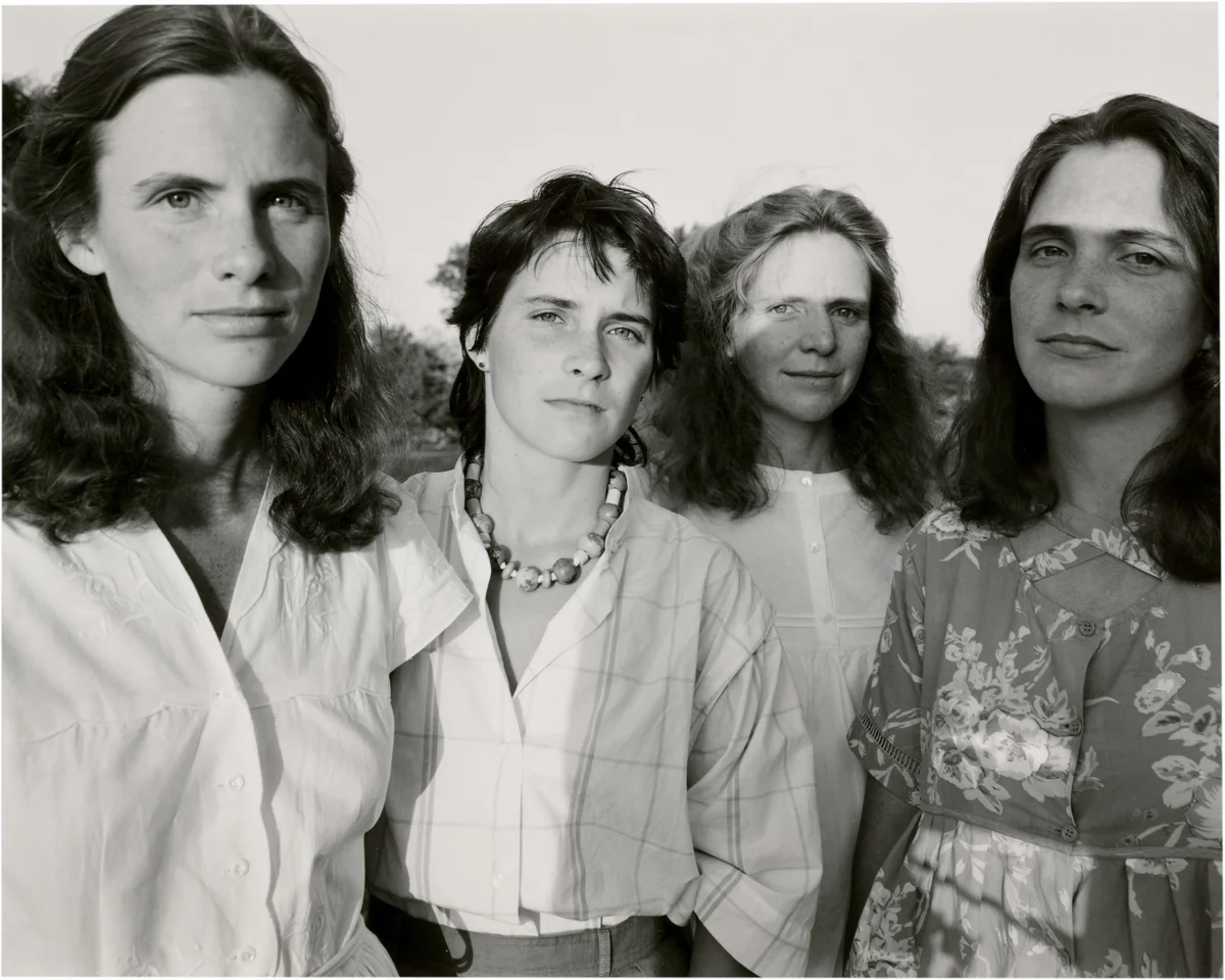The Brown Sisters, Allston, Massachusetts by Nicholas Nixon, photograph, 1983
