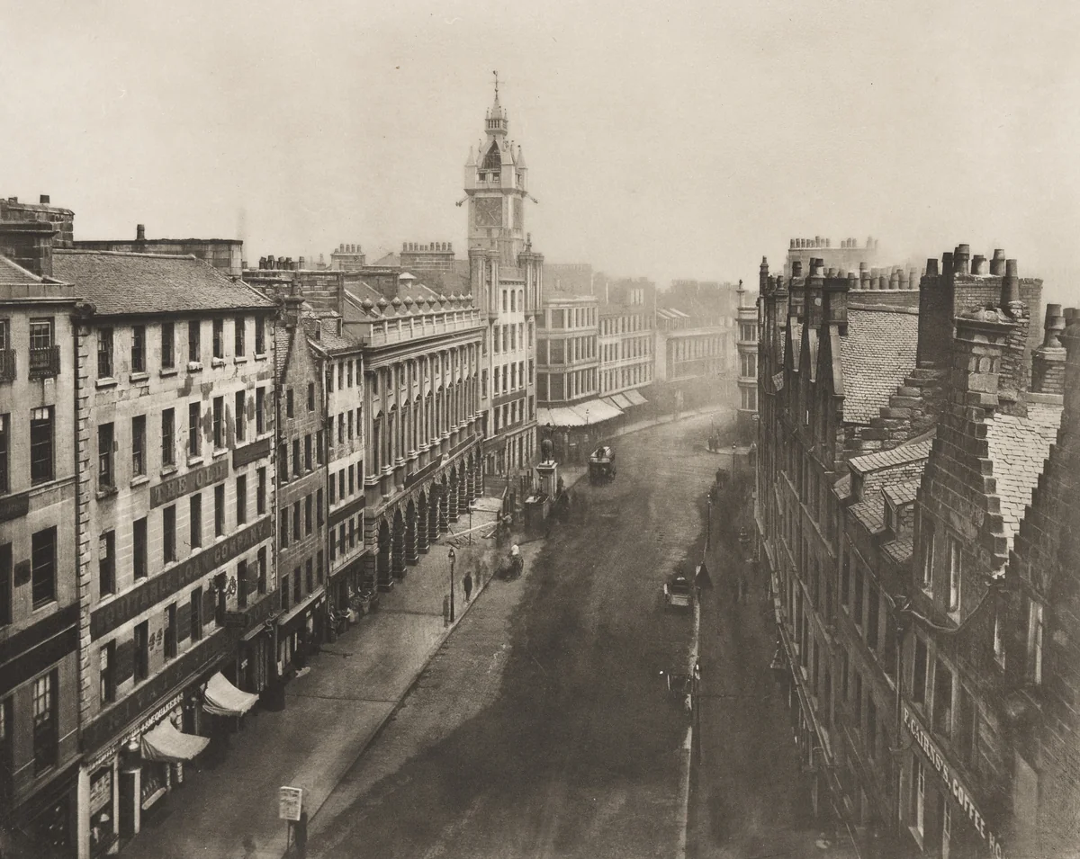 Trongate from Iron Steeple by Thomas Annan, photograph, 1868