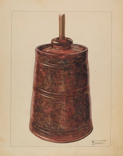 Churn by Frank Fumagalli, index of american design, 1936