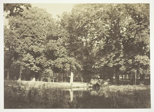 Untitledprint, from the series "Bois de Boulogne" by Charles Marville, photograph, 1845-1855