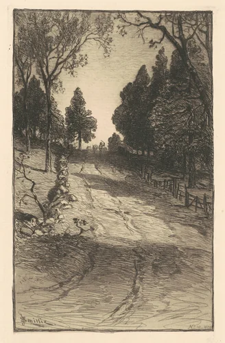 Up the Hill by James David Smillie, print, 1879