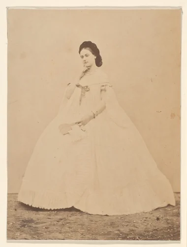 Le peignoir plisie (autre) by Pierre-Louis Pierson, photograph, 1860-1869