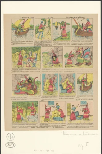 Antwerpse schipper by anonymous, print, 1833-1935