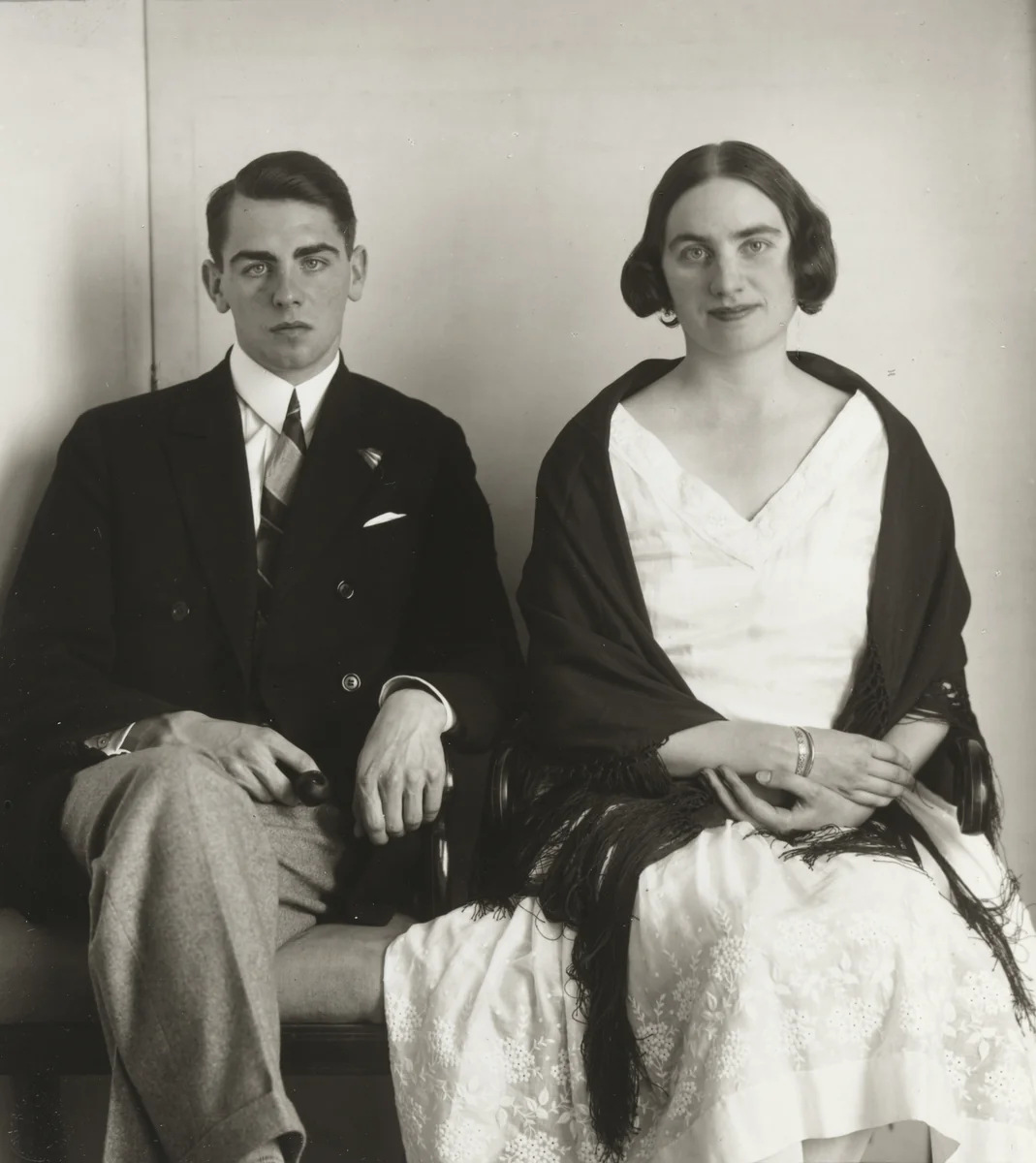 Brother and Sister by August Sander, photograph, 1927