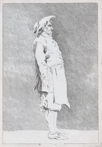 Nicola Zabaglia, pl. XVII from "Recueil de caricatures" by Ange Laurent de La Live de Jully, print, 1749-1759