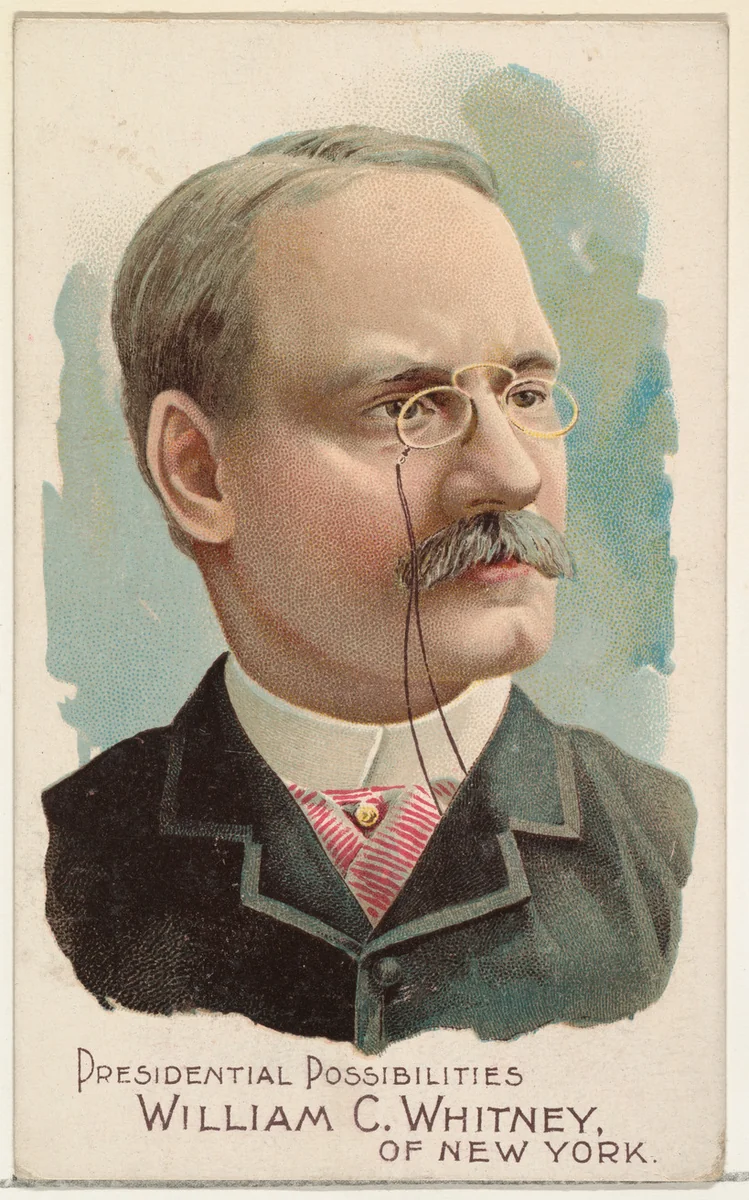 William C. Whitney of New York, from the Presidential Possibilities series (N124) issued by Duke Sons & Co. to promote Honest Long Cut Tobacco by W. Duke, Sons & Co., print, 1888