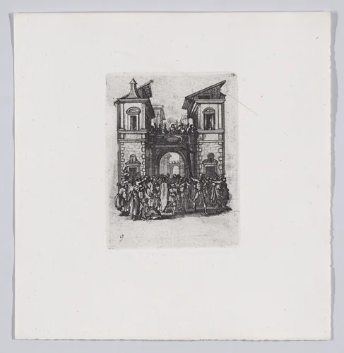 Reverse Copy of La Présentation au Peuple (The Presentation to the People), from La Petite Passion (The Little Passion) by anonymous, print, 1624-1700