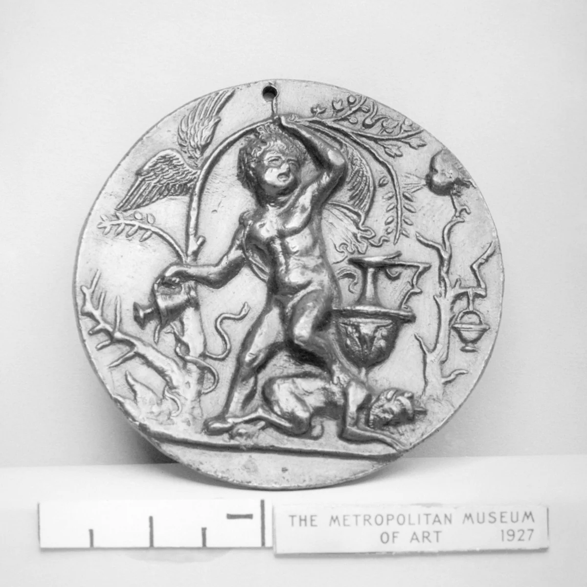 Allegory of Virtue by Andrea Briosco, metalwork, 1500-1515