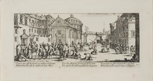 The Hospital, plate fifteen from The Miseries of War by Jacques Callot, print, 1633