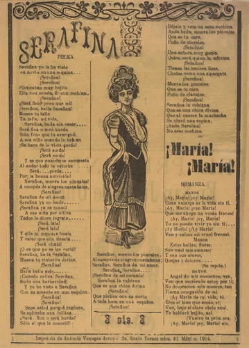 Serafina by José Guadalupe Posada, print, 1914