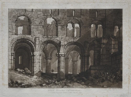 Liber Studiorum: Holy Island Cathedral by Joseph Turner, print
