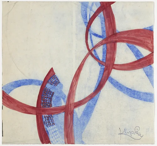Amorpha: Fugue in Two Colors by František Kupka, drawing, 1912