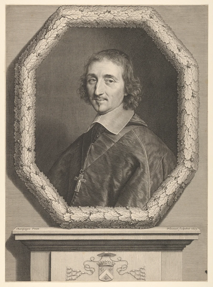Ferdinand de Neufville by Robert Nanteuil, print, 1657