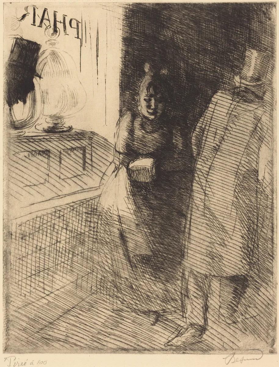 Prostitution (La Prostitution) by Albert Besnard, print, 1886