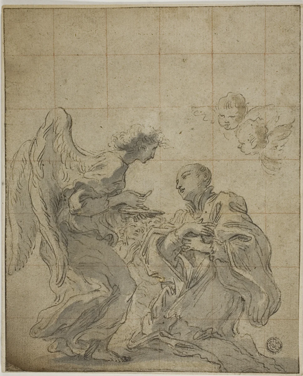 Communion of Saint Stanislaus Kostka by Gian Lorenzo Bernini
Giovanni Battista Gaulli
Giovanni Paolo Schor, drawing, 1670-1699