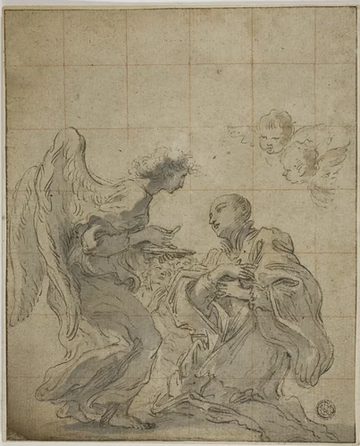 Communion of Saint Stanislaus Kostka by Gian Lorenzo Bernini
Giovanni Battista Gaulli
Giovanni Paolo Schor, drawing, 1670-1699