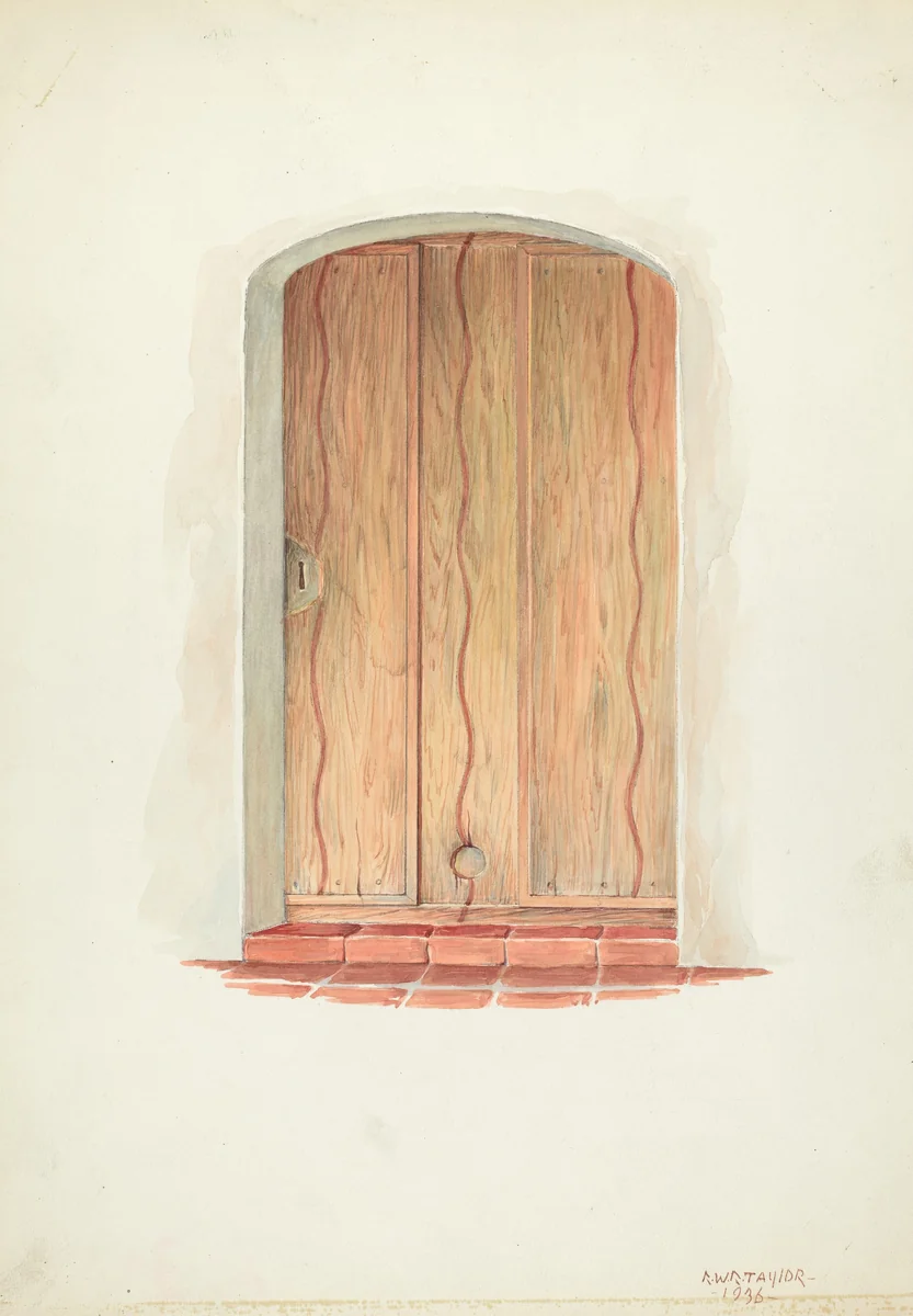 Door by Robert W.R. Taylor, index of american design, 1936