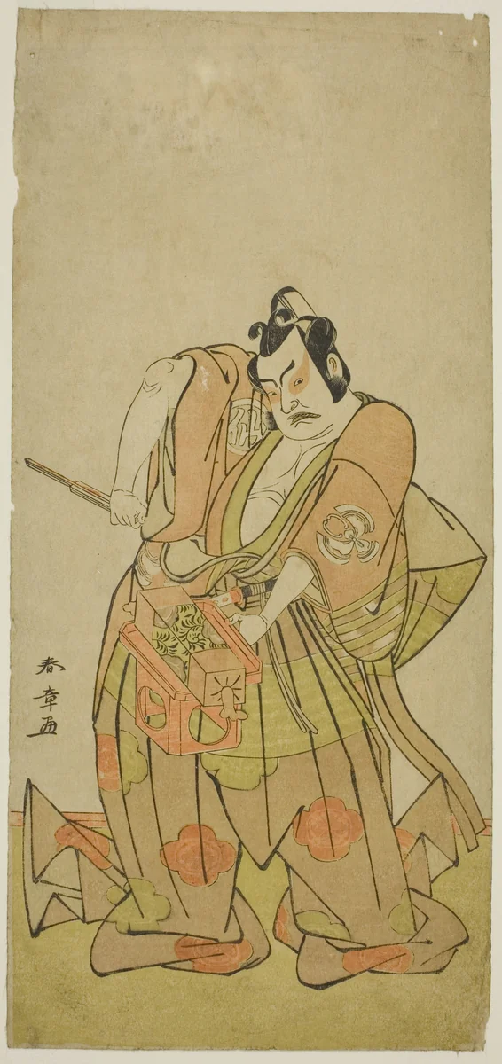 The Actor Nakamura Sukegoro II in an Unidentified Role by Katsukawa Shunsho (勝川 春章), print, 1774-1784