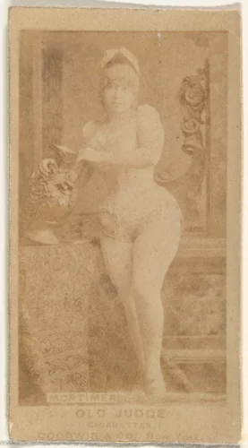 Mortimer, from the Actors and Actresses series (N171) for Old Judge Cigarettes by Goodwin & Company, photograph, 1886-1890