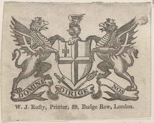 Trade Card for Jones and Barriff, Engravers and Printers by anonymous, print, 1800-1900