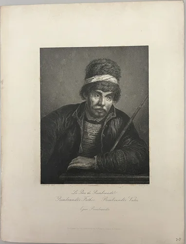 Rembrandt's Father (Le Père de Rembrandt, Rembrandt's Vater) by Rembrandt van Rijn, other, 1800-1899