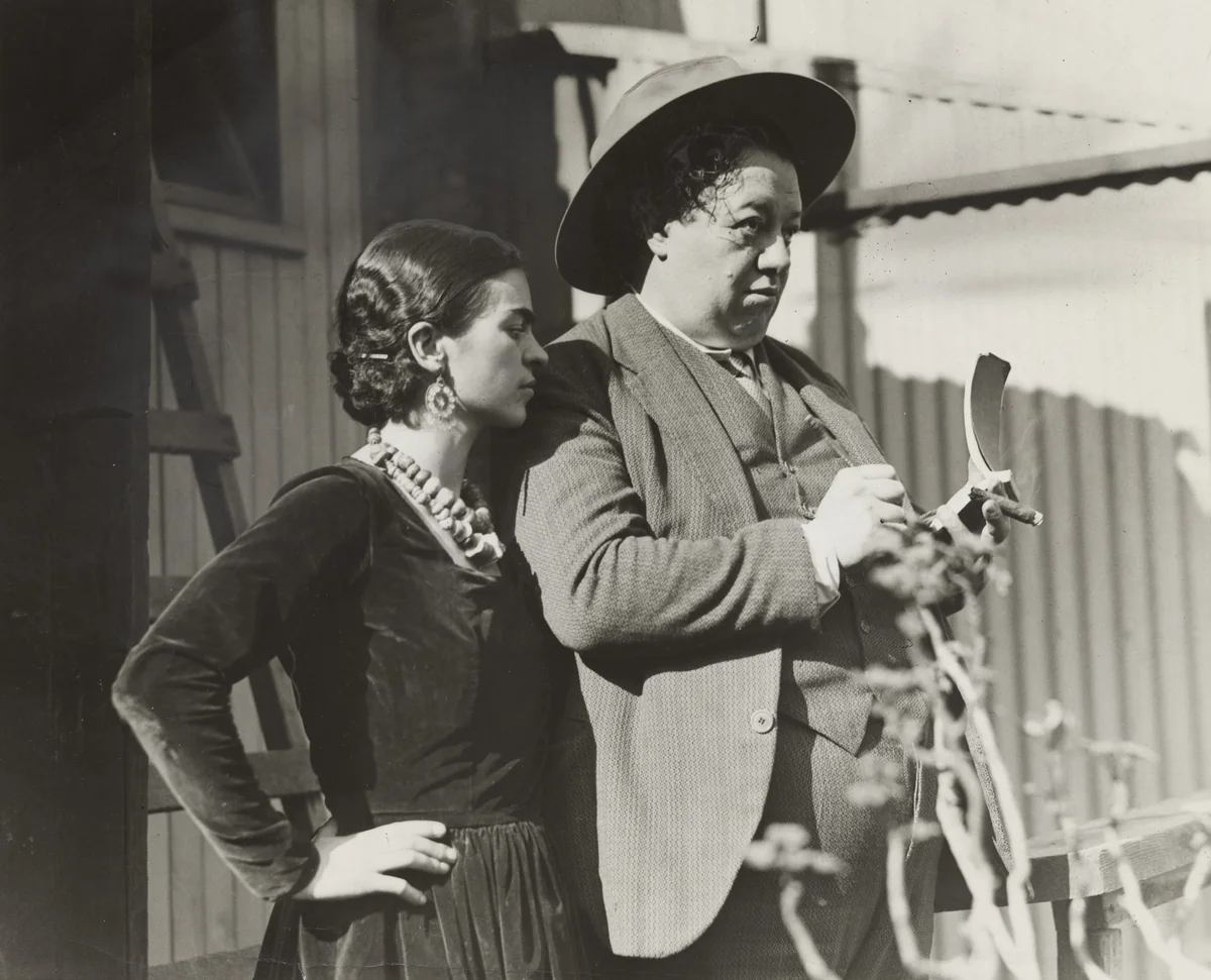 "A Mexican Artist Records his First Impressions of San Francisco" by Times Wide World Photos, photograph, 1930