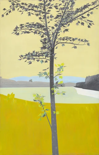 Swamp Maple (4:30) by Alex Katz, painting, 1968